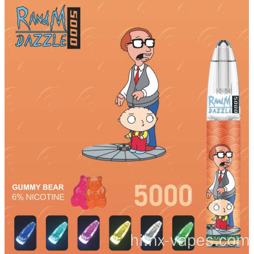 RANDM चकाचौंध 5000 थोक vape